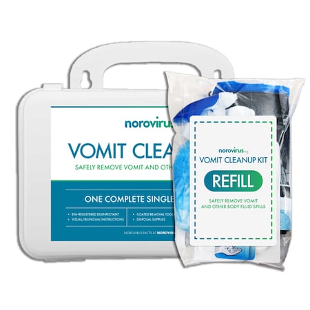 Norovirus.Org Norovirus Body Fluid Spill Kit Plus Extra Refill NVK3000C